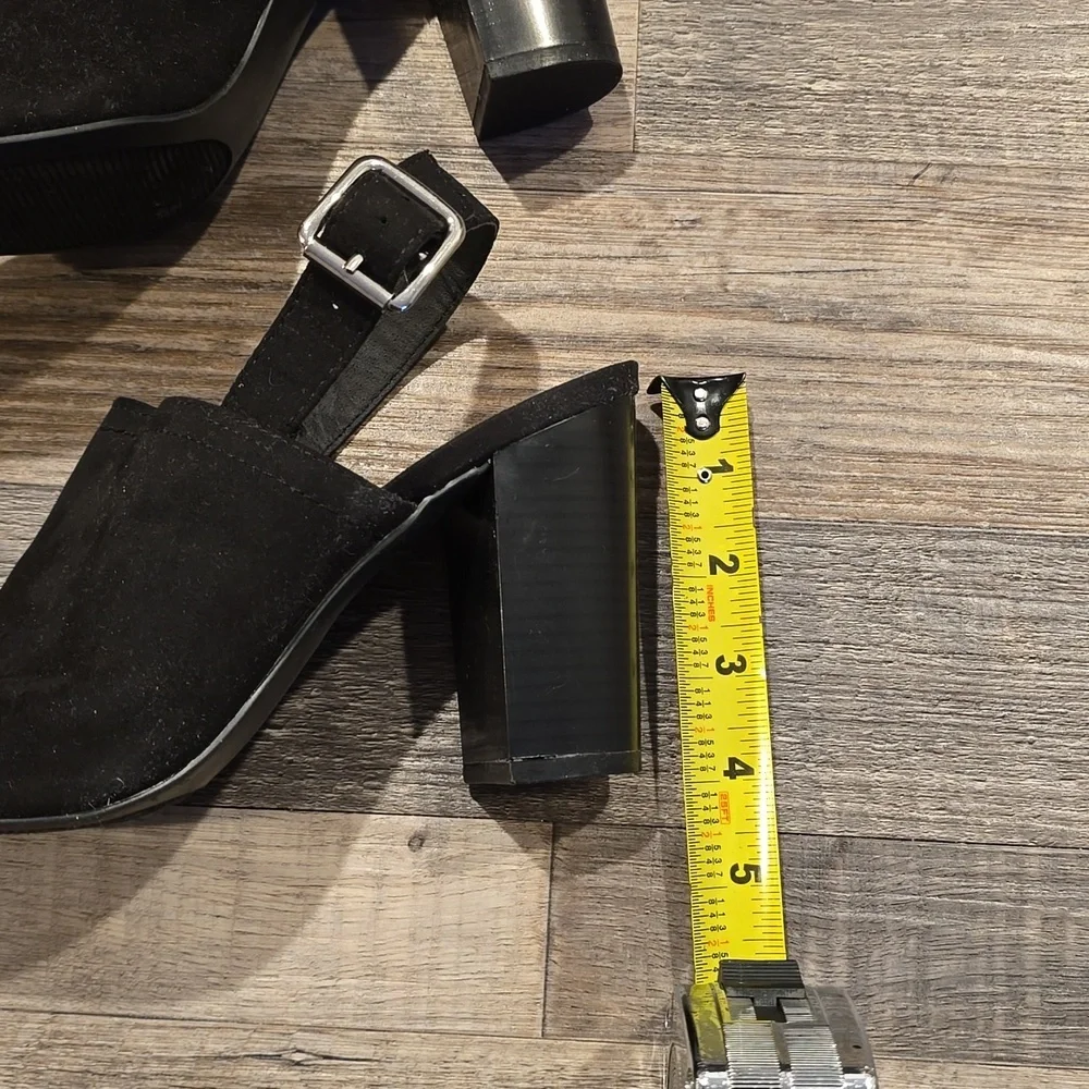 Madden Girl Hana black slingback heeled sandals | Size 7​ - Picture 5 of 10